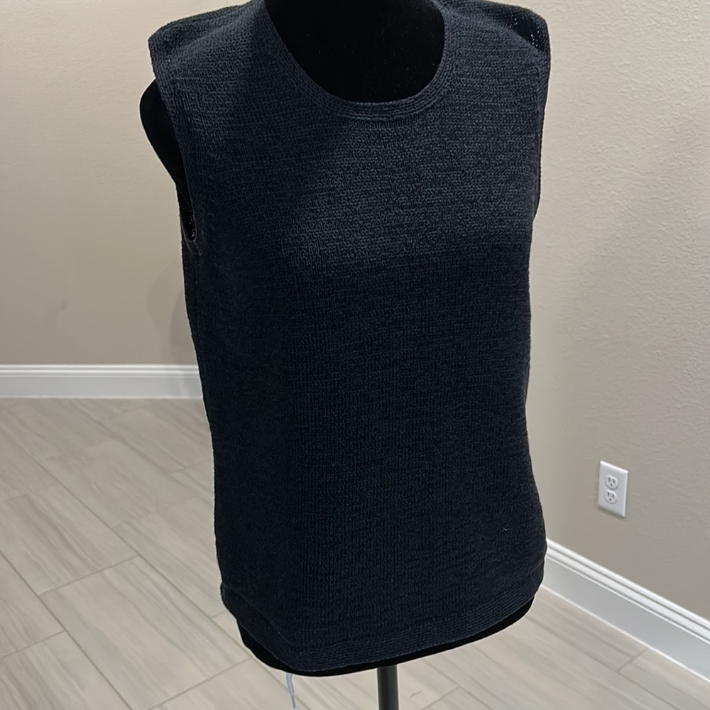 Sleeveless Pendleton Sweater Top - image 1